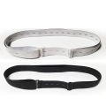 1pc Adjustable Elastic Shirt Stay Belt for Men Women Keep Shirt Tucked in All Day Black/White.