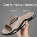 New Summer Soft Sole Slippers Fashion Personality Home Bathe Sandals Anti Slip Durable Men's Beach Outdoor Plus Size Flip Flops. 