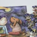 28.5*21.5cm Paper Jigsaw Puzzle 100 Pieces Animals Adult Stress Relief Children Educational Entertainment Toys Christmas .