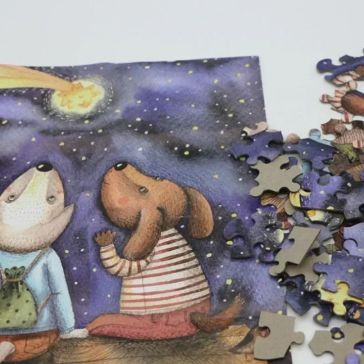 28.5*21.5cm%20Paper%20Jigsaw%20Puzzle%20100%20Pieces%20Animals%20Adult%20Stress%20Relief%20Children%20Educational%20Entertainment%20Toys%20Christmas%20%20-%20Image%204