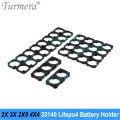 Bracket 33140 Lifepo4 Battery Holder 2X 3X 2X8 4X4 Aperture 33.5mm Anti Vibration Bracket Assemble for Diy 12V 36V 48V Batteries. 