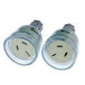 fengyidz SAA Rewirable Plug Socket Australian Female Socket 3 Prong Electrical Socket Grounded Rewire Socket DIY Assembled. 