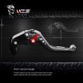 MZS Black Motorcycle Brake Clutch Levers Adjustable Short Compatible with GROM MSX125 14-23 | CBR250R 11-15 | CBR300R CB300F 14-21 | CBR500R CB500F CB500X 13-21 | CB300R/Monkey 18-22. 