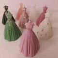customized  packing barbie doll dress scented candle. 👗 s. 