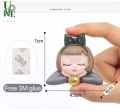 Uonehome ready to ship♥H044 modern minimalist 3D Little Loli girl Swiss fire cartoon character home decor wall decal home decor plug. 