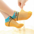 2024 New Fashion Spring Summer Children Socks Mesh Cotton Cartoon car Boys Socks Girls Socks 2-15 Year Kids Casual Boat Socks.