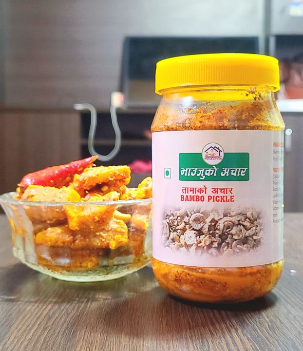 Bhaujuko Achara Tamako Achar Bambo Pickle 300g