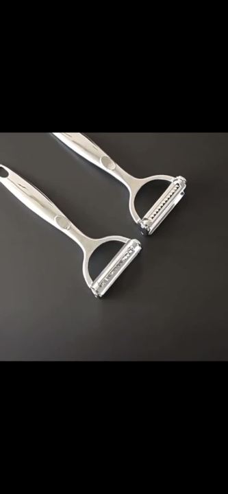 Kitchen Vegetable Peeler Stainless Steel Melon Planer Double-Head Peeler Household Multiple-Function Fruit And Vegetable Peeler
