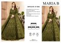 Luxury Bridal Maxi Dress – Heavy Embroidered with 3D Flowers and Pearl Detailing. 
