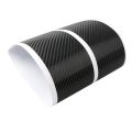 4pcs Universal Carbon Fiber Leather Car Door Sill Protection Film DIY Paste Waterproof Anti Scratch Strip Car Sticker. 