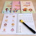 Magic Sank Book Set Of 4Pcs (Aphabetics, Numeric, Maths, Drawing) With 1 Pen And 10 Refills. 