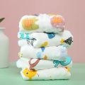 1/3Pcs Baby Towel Face Washcloth Muslin Squares Cotton Hand Wipe Six Layers Gauze for Bathing Feeding Kids Handkerchief 25x25cm.