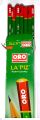 Oro pencil La-piz art#711-/12pcs pack/ real wood green body color pencil. 