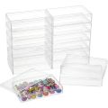 15pcs Clear Acrylic Box with Lids 4.33x2.76x0.98inch Plastic Storage Box Candy Box Containers Mini Rectangle Plastic Gift Box. 