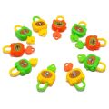 5Pcs/Set Mini Colorful Plastic Lock with Key Toy Locks Notebook Lock for Children Educational Intelligence Toys Gift New. 