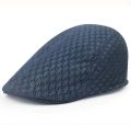 Mesh Hat Men Newsboy Flat Cap Simple Plain Color Mesh Cap Breathable Summer Hunting Driver Golf Beret Mesh Hat. 