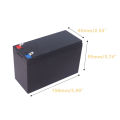 12V 7AH Battery Lithium Battery Box Solar Street Light Housing Plastic Plastic Case for 18650 Power wall Battery Pack DIY. 