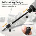 1/3pcs Magnetic Drill Bit Extension Set, Quick Release & Universal Impact Electric Motor Drill Bit Holder, Durable Tool. 