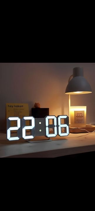 Multi-Functional Modern Design 3D LED Digital Clock