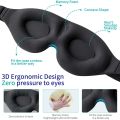 Eye Mask for Sleeping 3D Contoured Cup Blindfold Concave Molded Night Sleep Mask Block Out Light with Women Men. 