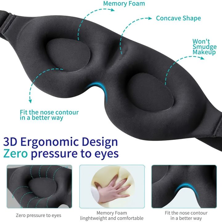 Eye%20Mask%20for%20Sleeping%203D%20Contoured%20Cup%20Blindfold%20Concave%20Molded%20Night%20Sleep%20Mask%20Block%20Out%20Light%20with%20Women%20Men%20-%20Image%206