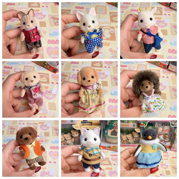Sylvanian Families Anime Kids Toys for Boy Cute Figures Ternuries Calico Critters Gifts for Girls Ternurines Medium-sized Doll 1