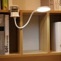 LED Small Desk Lamp, Desk Lamps for Home Office, White Desk Light for Kids, Desktop/Computer Study Lamps, Adjustable Gooseneck Reading Lamp
(White). 