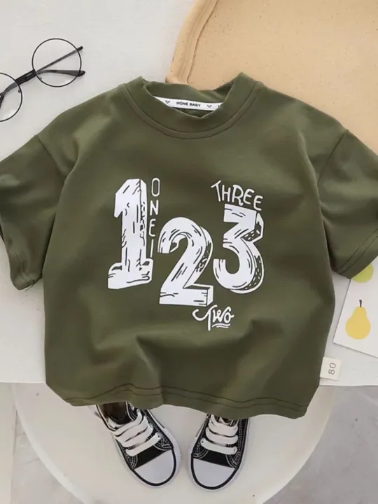 Baby%20Boy%20Girl%20Short%20Sleeve%20Crewneck%20T-Shirt%20Solid%20Cotton%20Jersey%20Short%20Sleeve%20Tee%20for%20Summer%20Wear%20Newborn%20Unisex%20-%20Image%204