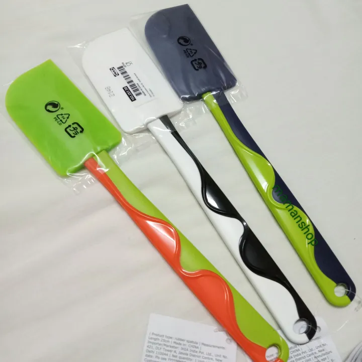 Silicone paddles🧁3 colors Ikea cake scraper