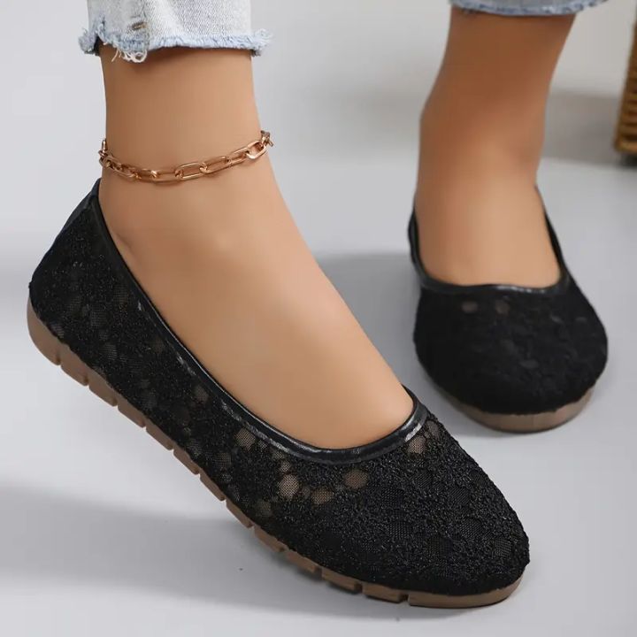 Spring%20Autumn%20New%20Round%20Toe%20Fashionable%20Comfortable%20Casual%20Sports%20Shoes%20Square%20Heel%20Shallow%20Mouth%20Mesh%20Single%20Shoes%20for%20Women%20-%20Image%205