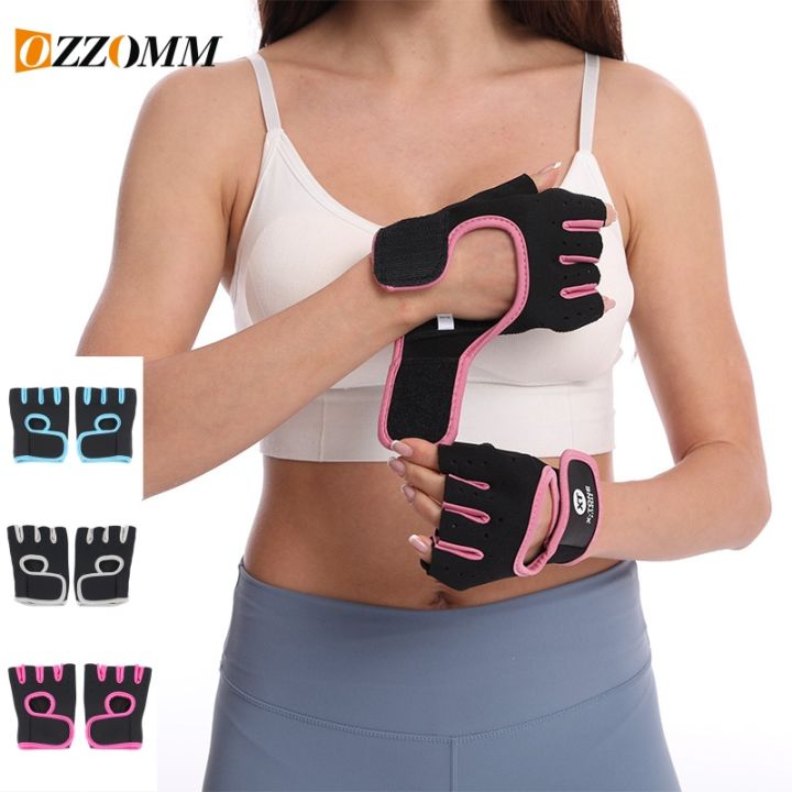 1Pair Fitness Dumbbells Bicycle Bodybuilding Gloves Mittens, Gym Sports Cycling Gloves For Men & Woman Bicycle Accessories