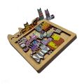 Cute Wooden Cat-Shaped Fun High-Difficulty Puzzle Toy Kids Early Education Thinking Training Creative Portable Birthday . 