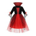 2026 Ghost Bride Dress Girls Boys Red Halloween Cosplay Costume Gothic Dress Party Kids Vestidos Clothes 2-12 Years. 