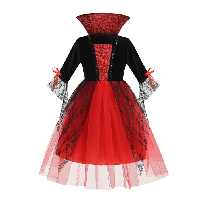 2026%20Ghost%20Bride%20Dress%20Girls%20Boys%20Red%20Halloween%20Cosplay%20Costume%20Gothic%20Dress%20Party%20Kids%20Vestidos%20Clothes%202-12%20Years%20-%20Image%202