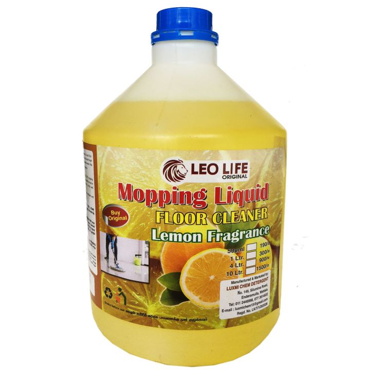 Mopping Liquid & Tile Cleaner LEO Life 4L