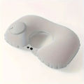 (1pc)Inflatable Pillow Travel TPU Pressed U-shaped Pillow Outdoor Travel Portable Neck Protection Pillow. 