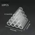 KEMORELA Acrylic Aquarium Decorations Set Fish & Shrimp Shelter Houses Transparent Simulation for Fish Tanks-3/6/10/15PCS Option.