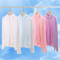 Sunscreen clothing long sleeve sunscreen coat windbreaker ultra-thin loose breathable outwear. 