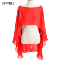 Women Chiffon Cape Bolero Femme Mariage Chalas Mujer Evening Wedding Bridal Jacket Wraps Accessories Peleryna Cloak Boda Shawl. 