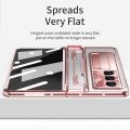 High Quality Transparent Plating Ultra Slim Phone Case For Samsung Galaxy Z Fold 7 6 5 Hinge Full-Pack Anti-Drop Protect Cover. 
