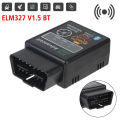 For IOS/Android Car Diagnostic Scanner ELM327 Bluetooth V1.5 Detector OBD2 Interface Adapter Car Accessories Code Reader. 