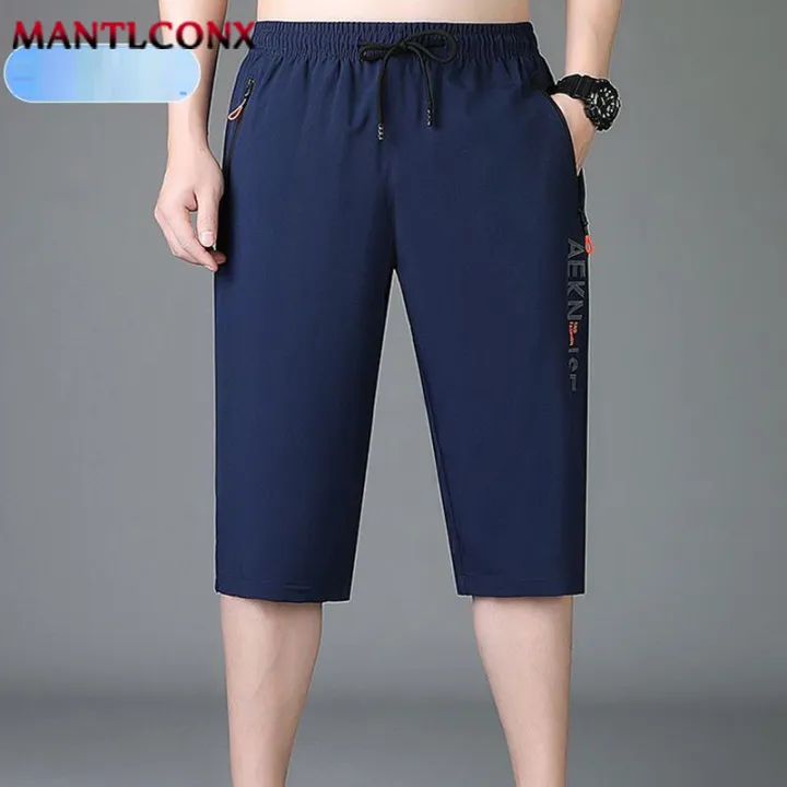 New%20Fashion%20Sports%20Shorts%20Men%20Breathable%20Quick%20Dry%20Men's%20Short%20Pants%20Men%20Breathable%20Elastic%20Waist%20Shorts%20Male%20Bottom%20Black%20XXXL%20-%20Image%204