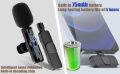 K8 Wireless Microphone Professional Lapel Lavalier Microphone Portable Audio Video Mic Remove Noise Mini Mic Lapel For Youtube Facebook Vloggers.