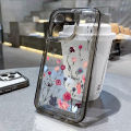 For iPhone 11 Case Silicone Cases For iPhone 16 Pro Max 12 13 11 14 15 ProMax 16 Plus 16Pro Back Cover Clear Flower Soft Bumper. 