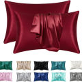 100% Natural Mulberry Silk Pillowcase Hair/Skin Protection,Anti-Frizz & Wrinkle-Resistant Hypoallergenic.