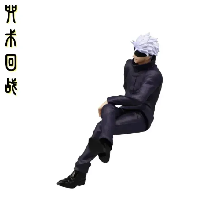 Jujutsu%20Kaisen%20Gojo%20Satoru%20Sitting%20"Instant%20Noodle%20Press"%20Figure%20-%20Anime%20Desktop/Cake%20Decoration,%20Toy%20Collection,%20Anime%20Doll%20-%20Image%206