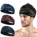 1PC Unisex Fitness Anti Sweating Band Running Headband Sports Absorbing Yoga Hair. 