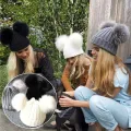 Cute Pompom Baby Hat Warm Winter Knitted Kids Baby Girl Boy Beanie Cap Solid Outdoor Infant Toddler Children Hat Bonnet. 