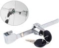 Sliding Glass Door Ratchet Lock JCBIZ Glass Lock Terrarium Showcase Display Case Cabinet Sliding Glass Push Door Locks with Keys Furniture Hardware Universal Key Type Sawtooth Lock. 