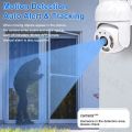 1pc Teruhal 1080P HD Outdoor Wireless Security Camera - 360 Panoramic WiFi Cam with Night Vision, Color in Day/Night, App Remote Monitoring, Waterproof PTZ, AI Human Detection, Two-Way Voice Intercom, USB Powered for Home and Business Surveillance with Re. 